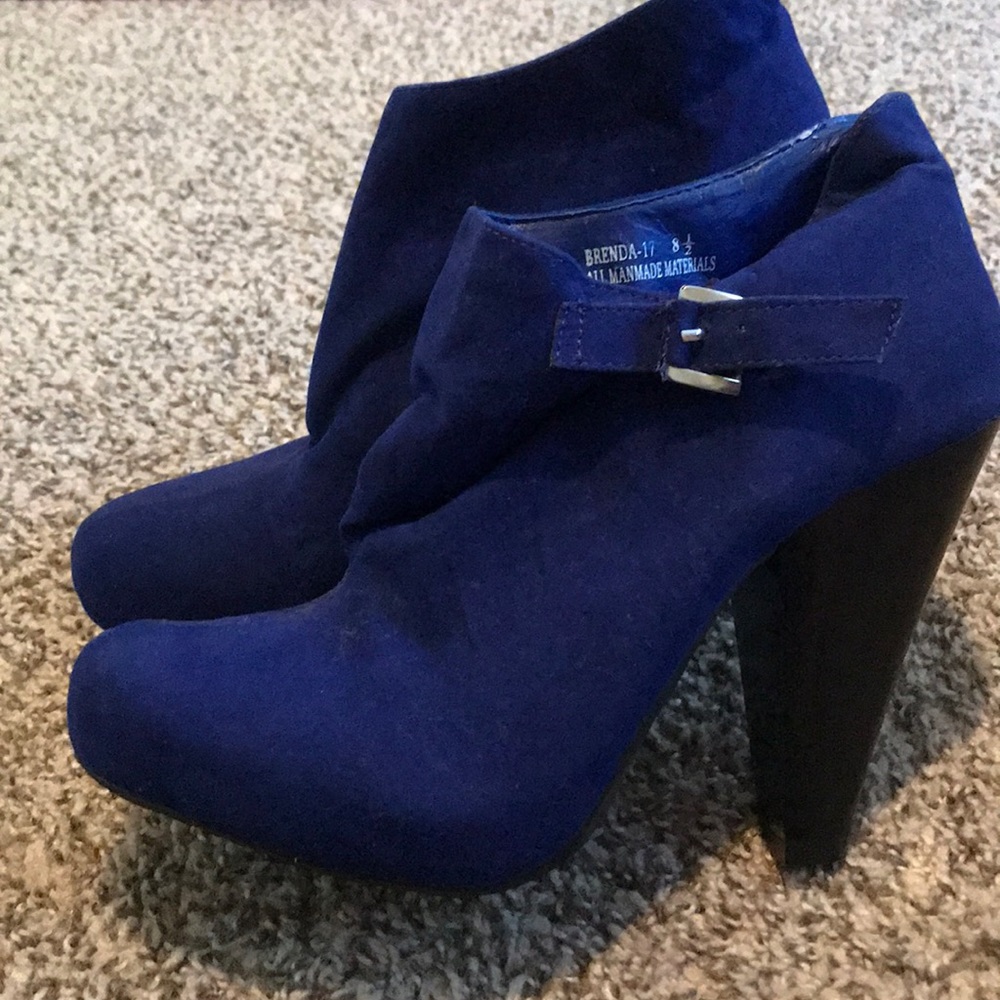 Suede heels!
